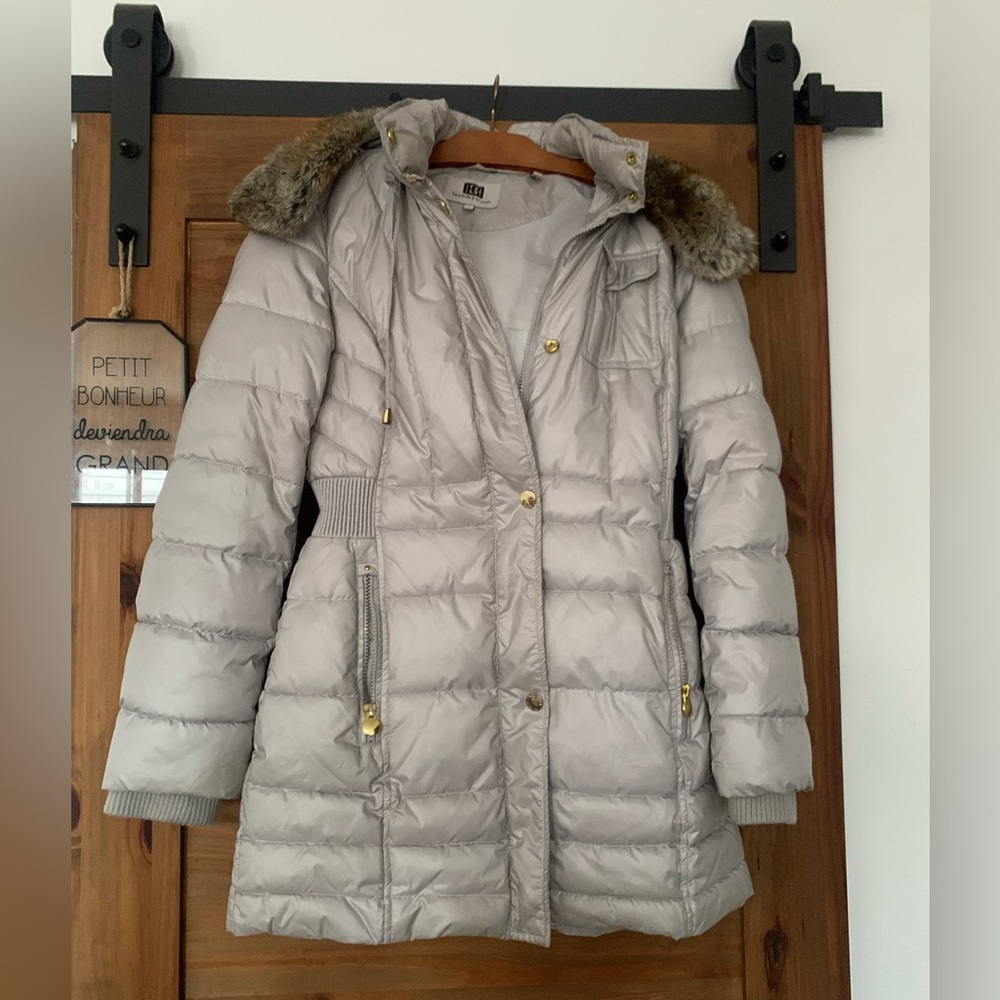 Laundry by Design removable hood puffer jacket